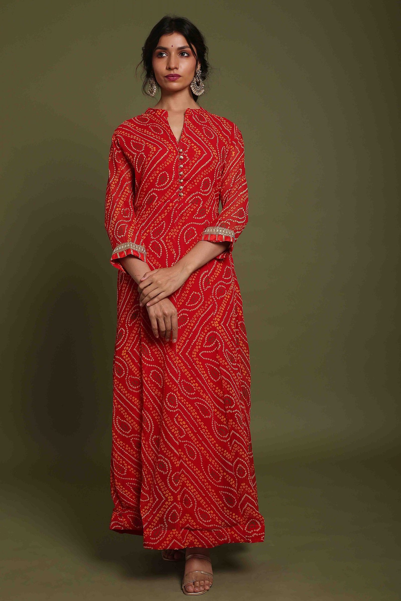 Viscos silk fabric Handmade Bandhej Bandhani Viscos Silk Saree IR , KC –  KcPc Bandhani