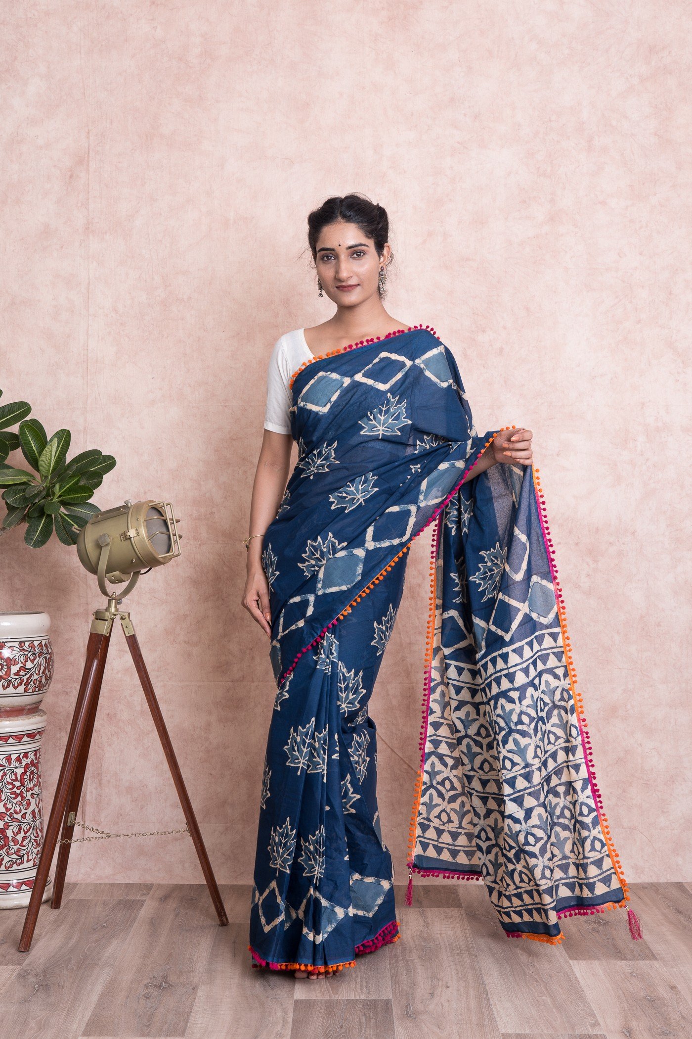 Patola Silk Indigo Blue Saree Online Shopping Sale India - Buy Now – Sunasa