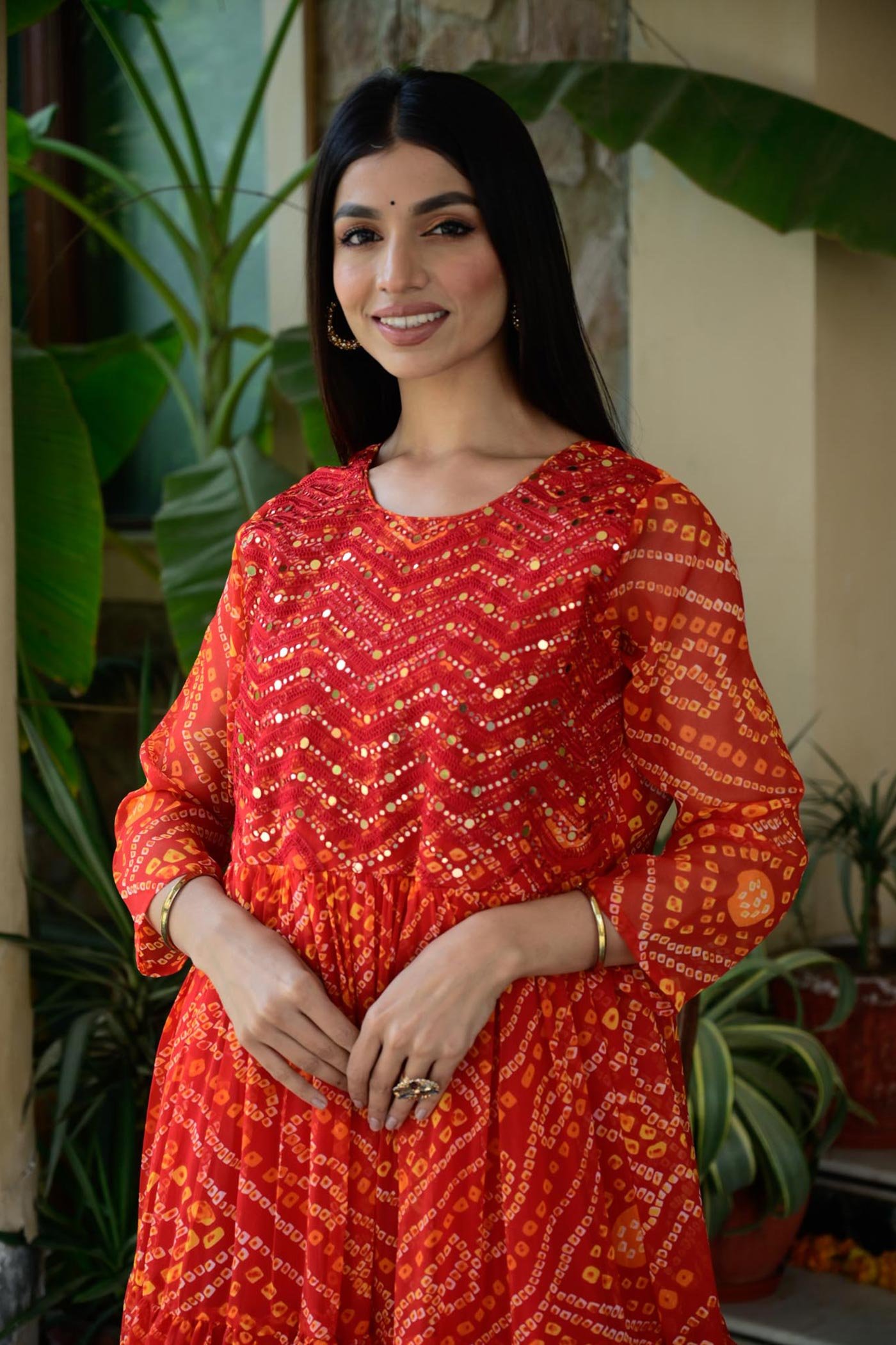 Designer Bandhani Cotton Dress Material at Rs 400/piece | Bandhani Dress  Material in Rajkot | ID: 22479850355